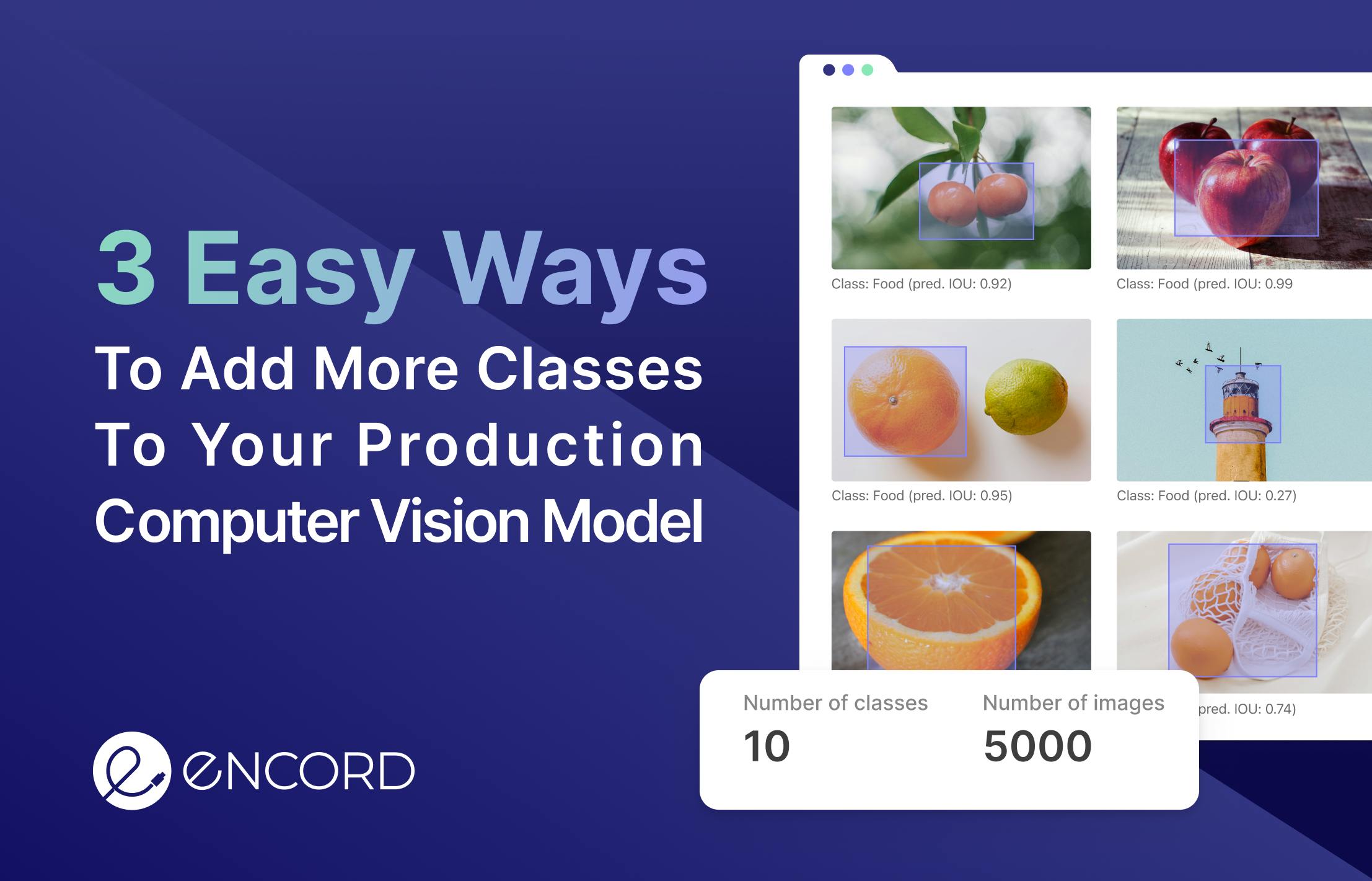 3 Ways To Add More Classes To Computer Vision Models | Encord